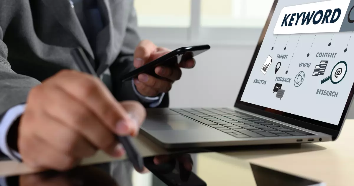 A person using a computer