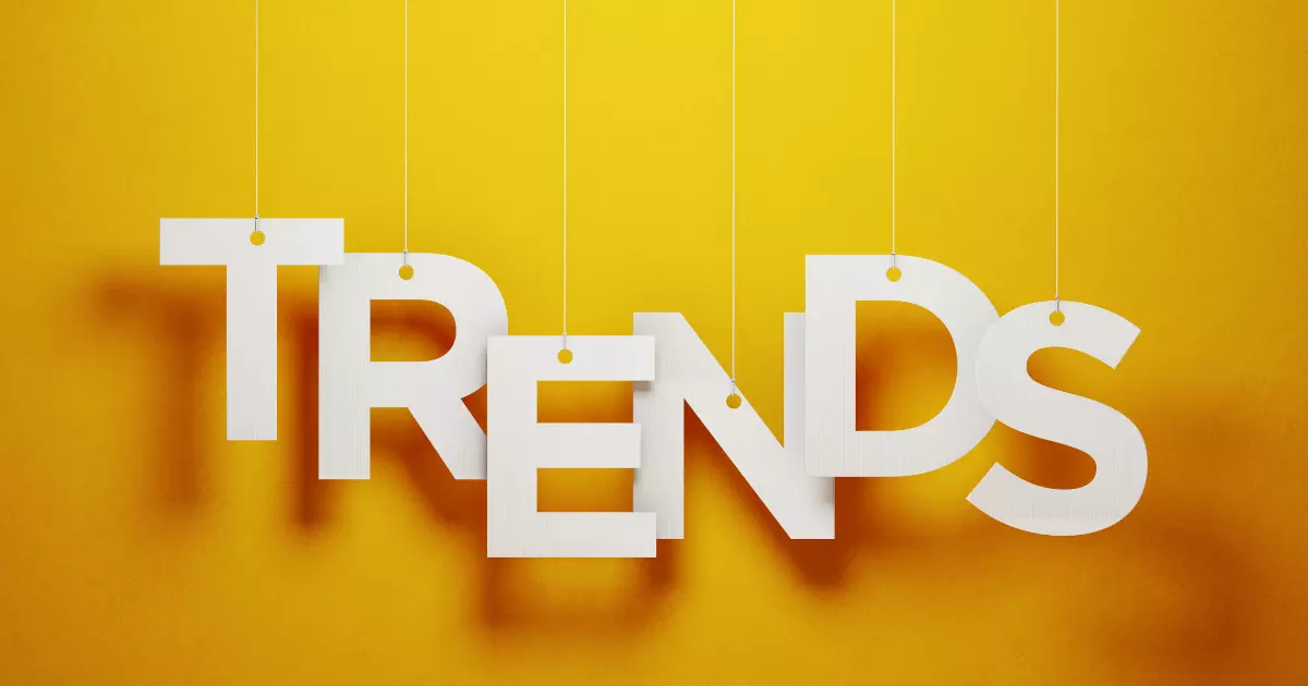Visual of Google trends concept